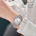 Ornate Watch for Women Opal Silver Dial Full Diamond Studded With HPTP Lab Grown for Birthday Gift