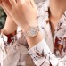 Women Wrist Watches Analog Rose Gold Dial With HPHT Lab Hand Studded Diamonds